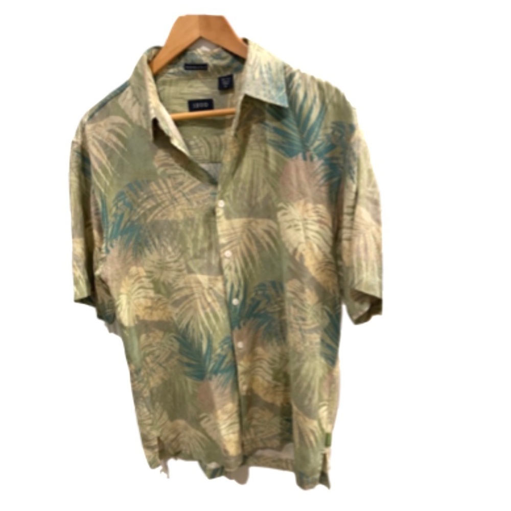 Men’s IZID 100% silk Hawaiian shirt medium